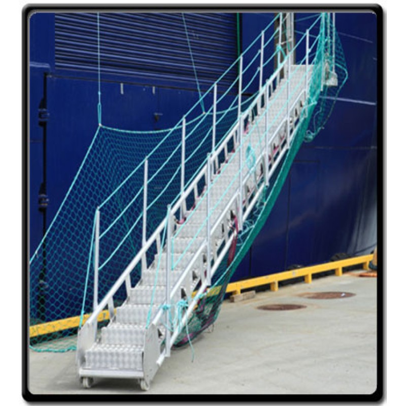 4m x 6m - Gangway Safety Net - Mesh 200mm x 200mm - 8/6mm